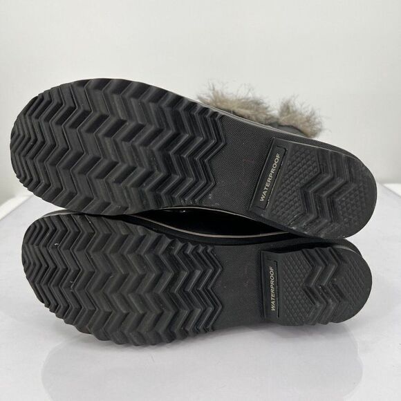 Sorel Women's Tofino II Winter Snow Boot 8.5 Black Waterproof Snow Calf Faux Fur - Picture 15 of 15